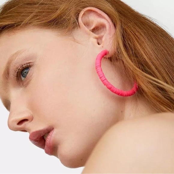 🍒3/$30 New Colorful Disc Hoops - Picture 3 of 12